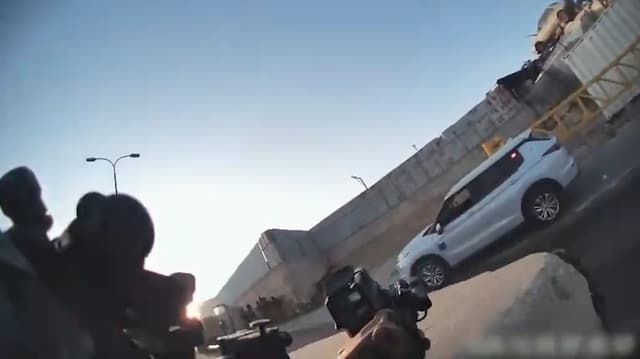 ממצלמת הקסדה: תיעוד קרבות הירי והמרדף אחר המחבלים