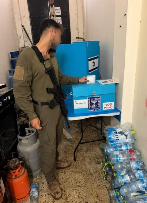 זינוק בהשתתפות החיילים: 79.9% מכלל החיילים בצה"ל הצביעו בבחירות לכנסת ה-26