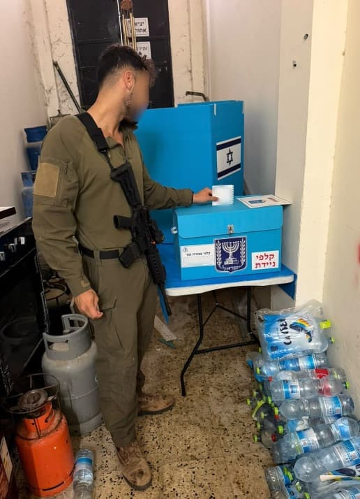 זינוק בהשתתפות החיילים: 79.9% מכלל החיילים בצה"ל הצביעו בבחירות לכנסת ה-26