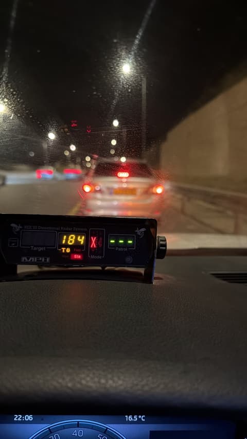 אכיפה בכביש 60: 'נהג חדש' נתפס במהירות 187 קמ"ש