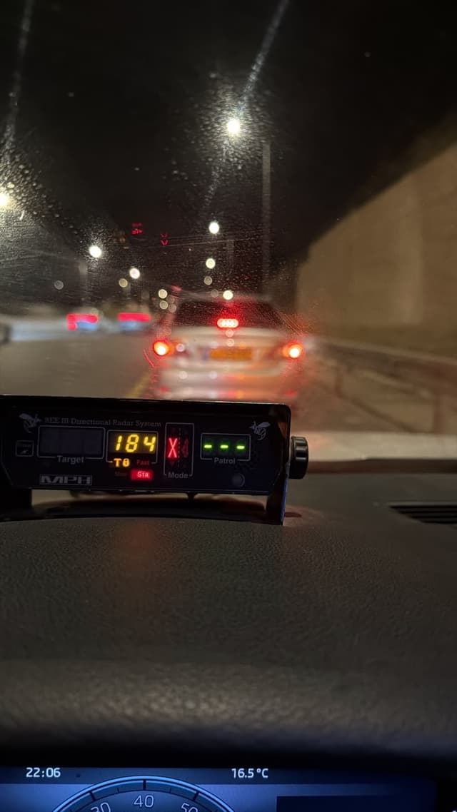 אכיפה בכביש 60: 'נהג חדש' נתפס במהירות 187 קמ"ש