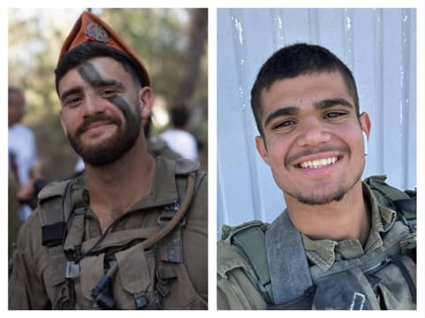 הותר לפרסום: סמ"ר רון יונתן רויטמן וסמל יובל שי סוילם הי"ד נפלו בפיגוע בצומת יהודה