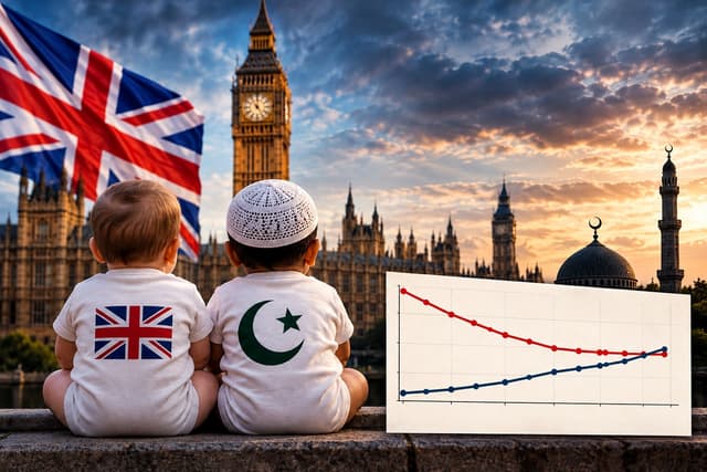 אנגליה מתאסלמת? שם משפחה מוסלמי בדרך למקום הראשון בצמרת שמות המשפחה לתינוקות