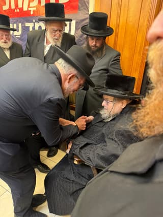 יו"ר יהדות התורה בכינוס הבחירות בבעלזא: "בלמנו למעלה מ-40 חוקים של נישואים אזרחיים וחוק חזיר"