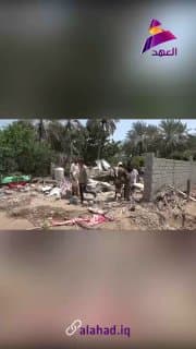 مشاهد توثق جرائم السعودية بحق المدنيين بينهم أطفال رضع في منطقة الجاح بمحافظة الحديدة