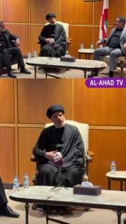 نائب الأمين العام لحركة عصائب أهل الحق السيد محمد الطباطبائي من بيروت: نقول لحزب الله نحن معكم