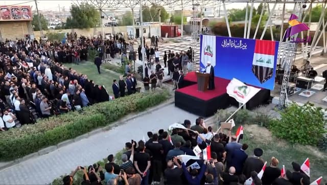الاحتفالية المركزية بمناسبة يوم السيادة وخروج القوات الأميركية من العراق بمشاركة سماحة الشيخ قيس الخزعلي