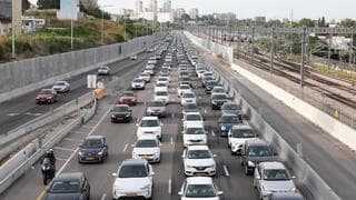 היכונו לפקקים בסופ"ש: עבודות נרחבות בנתיבי איילון - וצפי לחסימות